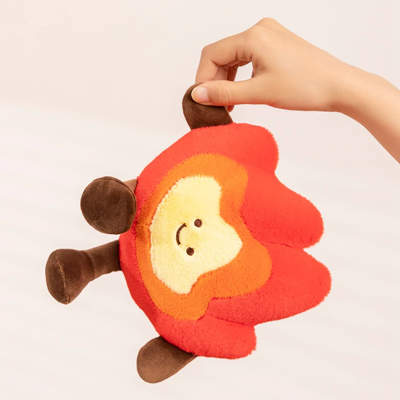 Schattige Kleine Vuurman Knuffels Cartoon Anime Gevulde Poppen Kawaii Room Decor Speelgoed Hobby Collectie Kinderen Verjaardag Kerstcadeaus