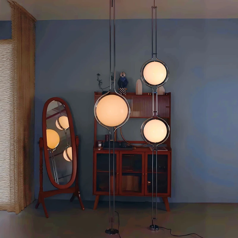 Chrome Globe Floor Lamp — product detail 5