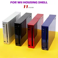 Nueva funda de carcasa completa de repuesto en 11 colores con botones para piezas de reparación de consola de juegos Wii