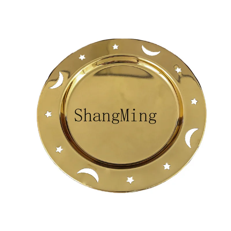 

Металлическая тарелка для хранения украшений DSA, ретро-тарелка для фруктов и закусок в гостиную, тарелка для послеобеденного чая