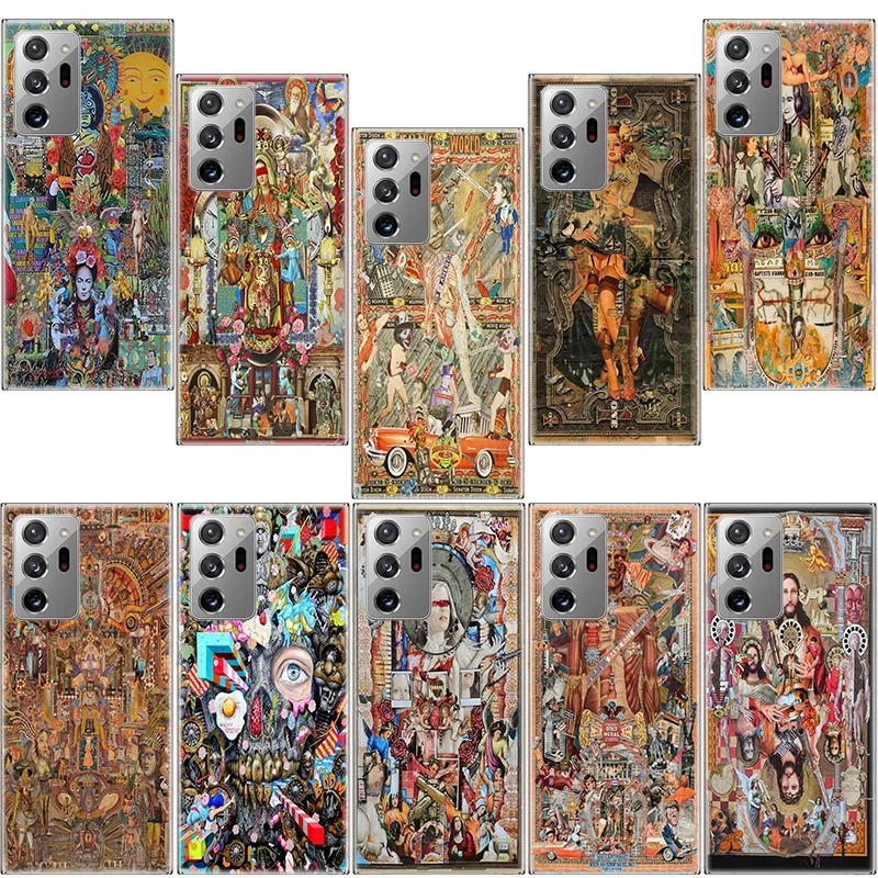 Complex picture digital collage Phone Case For Samsung A15 A25 A35 A55 A10 A20S A30S A50S A70S A71 A51 A41 A31 A21 A11 Galaxy A2