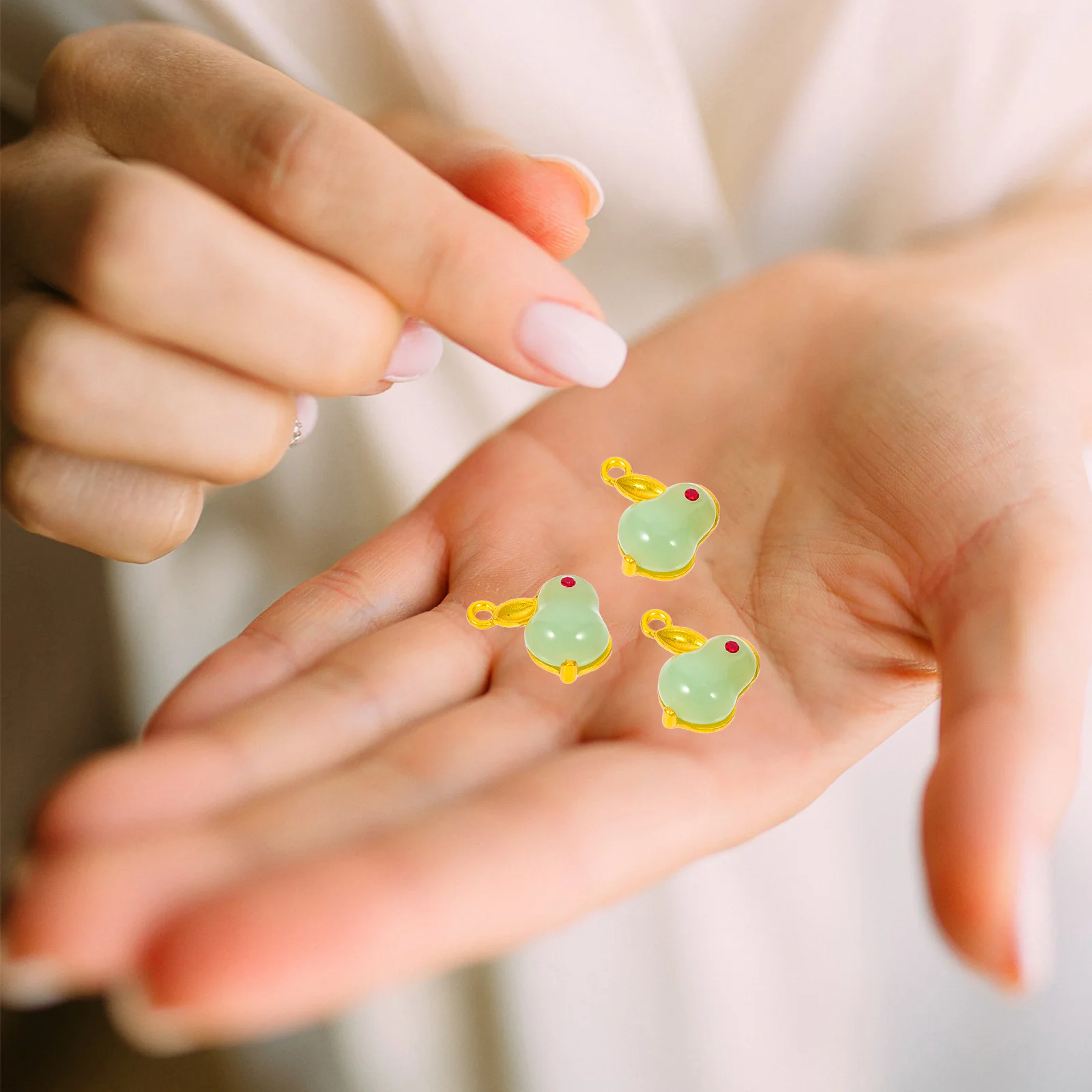 

10Pcs Rabbit Charms DIY Jewelry Making Pendants Glass Alloy Durable Bracelet Necklace Bunny Shape Accessories Rabbit Charm