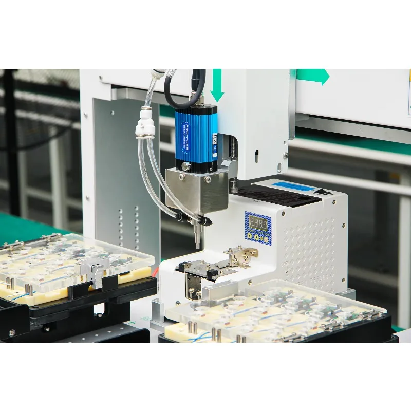 Machine de fixation à vis à Double Station, Machine de serrage automatique des vis pour l'électronique 3C