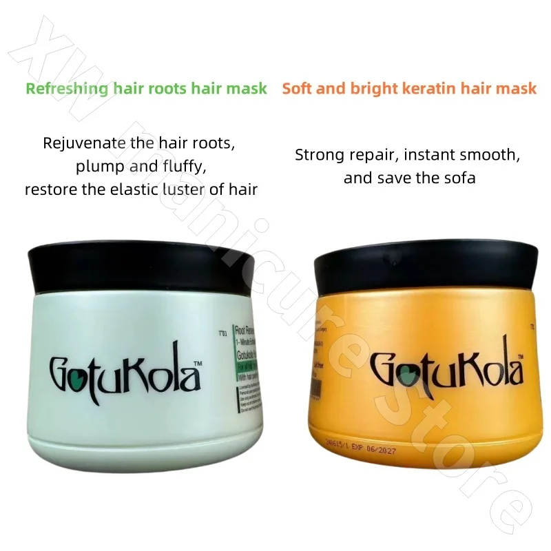 Gotukolaゴツコラプロテイン ヘアマスク 500mlトリートメント 2個 Gotukola プロテイン ヘアマスク 500ml 柔らかく栄養を与え、毛根を