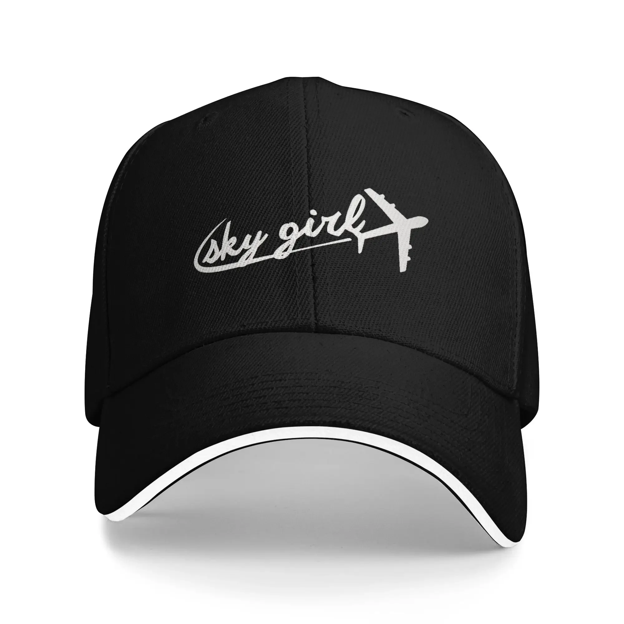 Sky Girl Female Pilot Flight Running Baseball Caps For Mens Adult Hip Hop Trucker Cap Woman Pool Party Coquette Hat