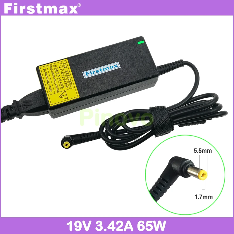 

65W Laptop Power Adapter for eMachines E630 E640 E640G E642 E642G E644 E644G E650 E673G E725 E727 19V AC/DC Power Supply