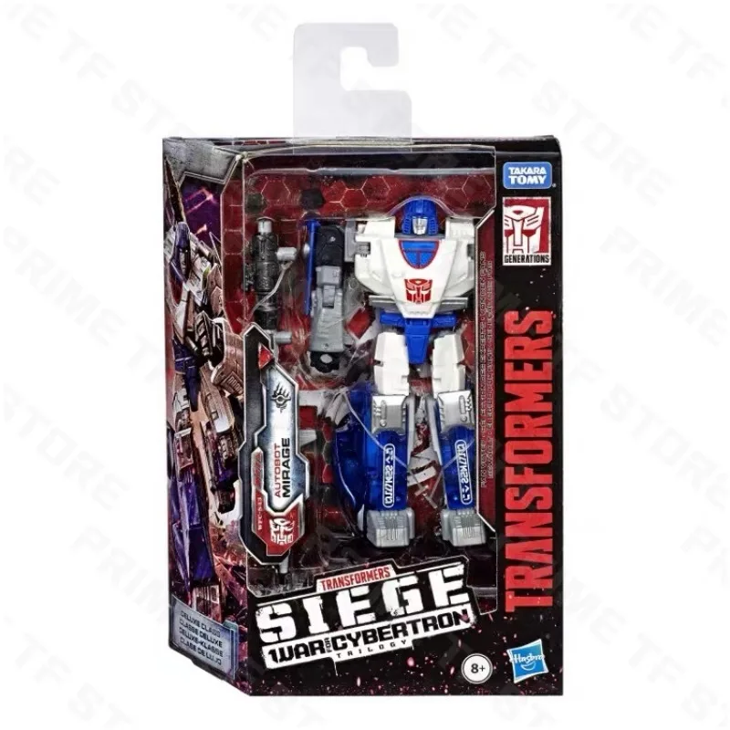 ของแท้จาก Hasbro Transformers War for Cybertron Siege WFC-S43 AUTOBOT MIRAGE ฟิกเกอร์อนิเมะระดับดีลักซ์ ของเล่นแอคชั่น