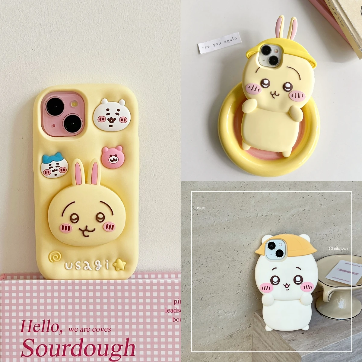 

New Cute Girls like Chiikawa Usagi Phone Case Cartoon Anime For IPhone 12 13 14 15 Pro Max Soft Bumper Silicone Hard Cover Case