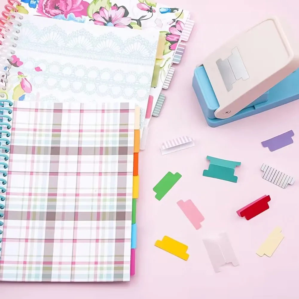 Label Index Hole Punch - DIY Label Making Hole Punch, Suitable for Making Scrapbook Labels and Creative Journals.