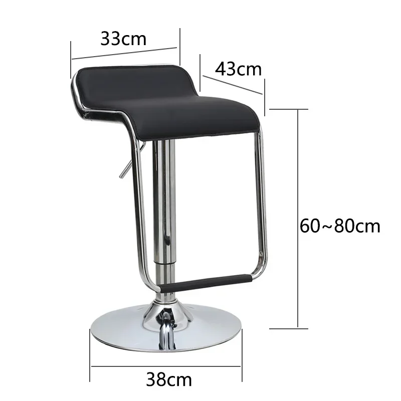 Bar Stool Swivel Bar Stool Counter Height Adjustable Modern Stainless Steel Kitchen Counter Stool Shop Lounge Chair