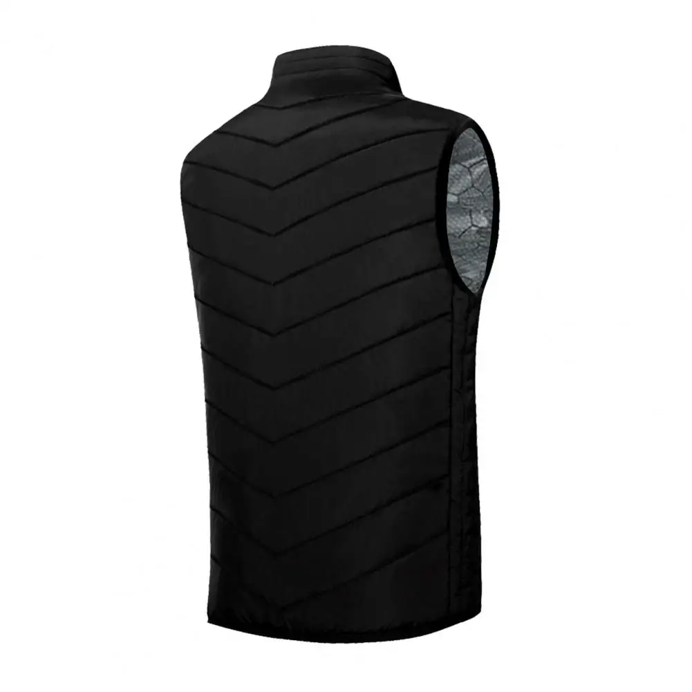 Men's Advanced Heating Technology Vest USB Powered Winter Jacket Electric Warming Sleeveless Design Outdoor Skiing Coat WarmVest