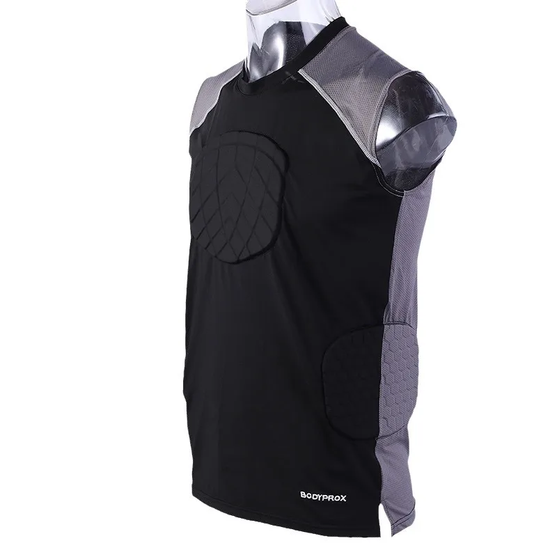 

Anti fall and collision tight training clothing, sleeveless protective clothing for training and collision prevention