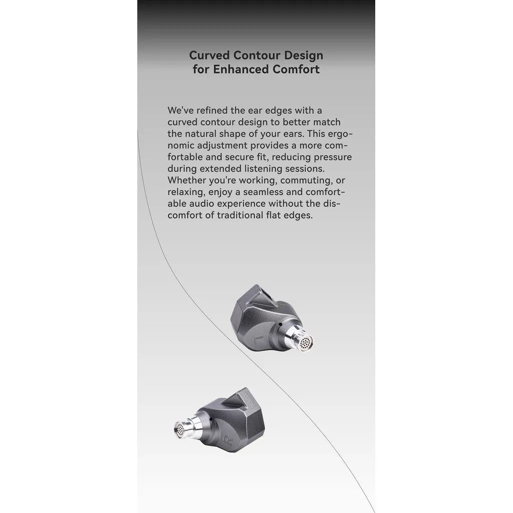 TINHIFI C2 2025 Наушники 10 мм PU + LCP Мембранный драйвер Съемный 0,78 мм 2-контактный разъем 3,5 мм/Type-C с микрофоном Спортивная игра IEM