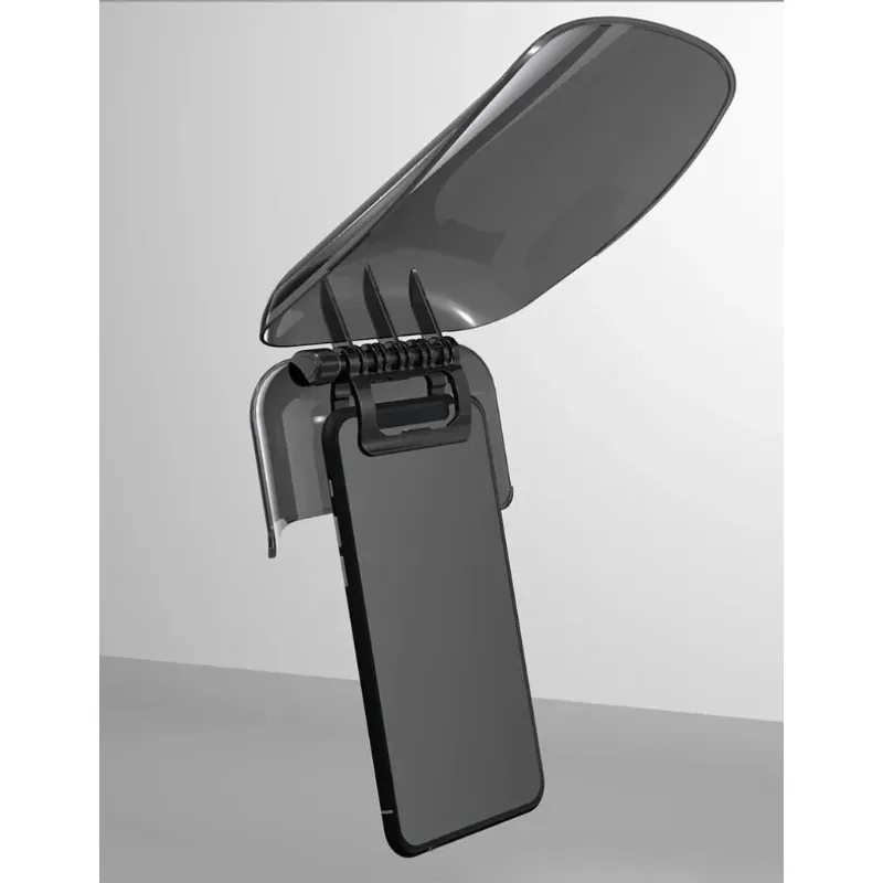 1Pc Foldable Portable Phone Sun Shade Clip Easy Install Multi-angle Adjustable Smartphone Visor Sun Glare Block Accessory