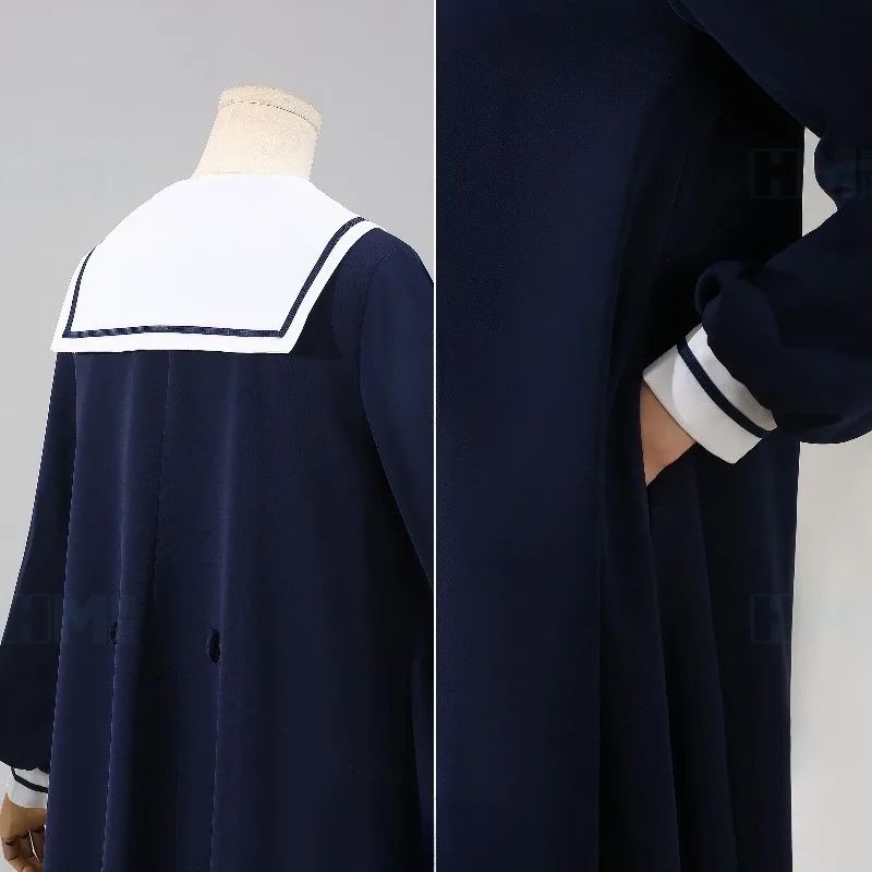 Anime Shiina Mimai Cosplay Costume Sailor Dress Uniform Set Wig for Women Daily Suit Halloween Party Comic Exhibition Outfit