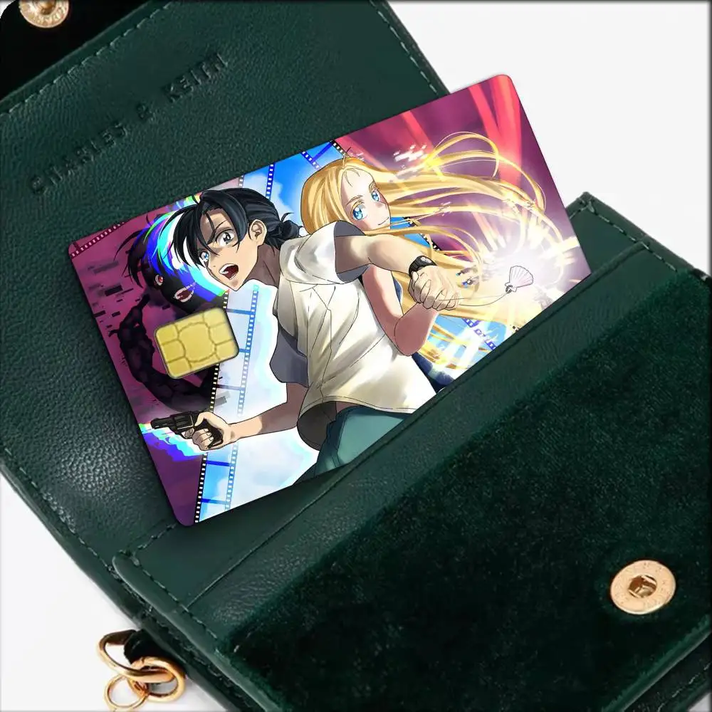 Summer t-Time Rendering Waterproof Film Skin Cover Credit Card Stickers Debit Front Bank Bus Pass