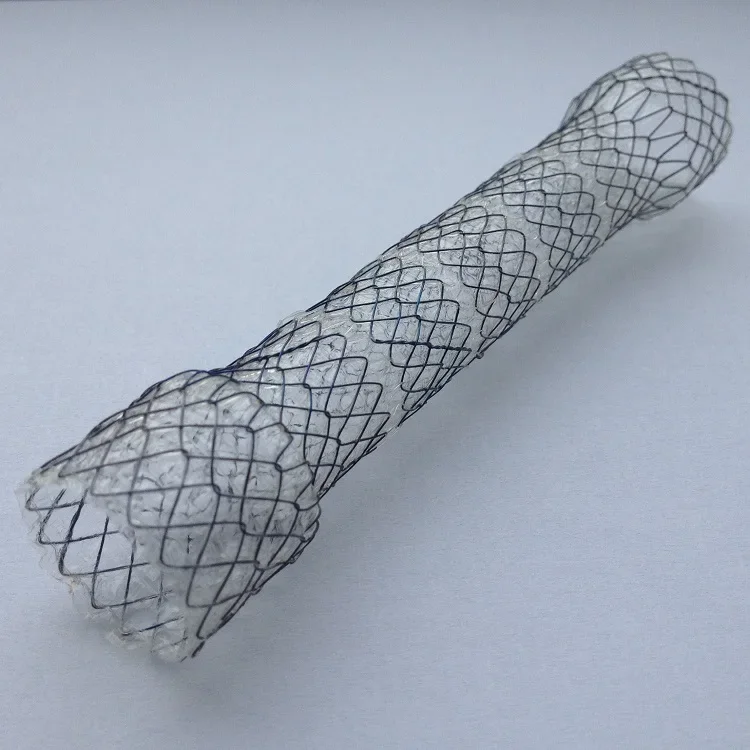 Silicone medicals fully covered esophageal segmented stent with OTW introducer