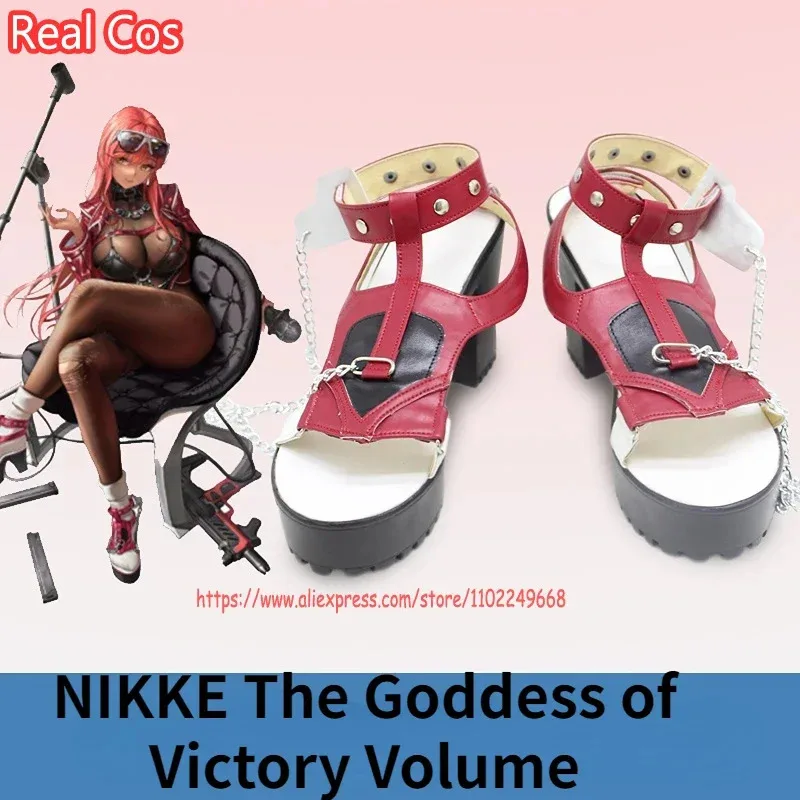 

RealCos NIKKE The Goddess Of Victory Volume Cosplay Shoes Boots Halloween Cosplay Costume Accessory