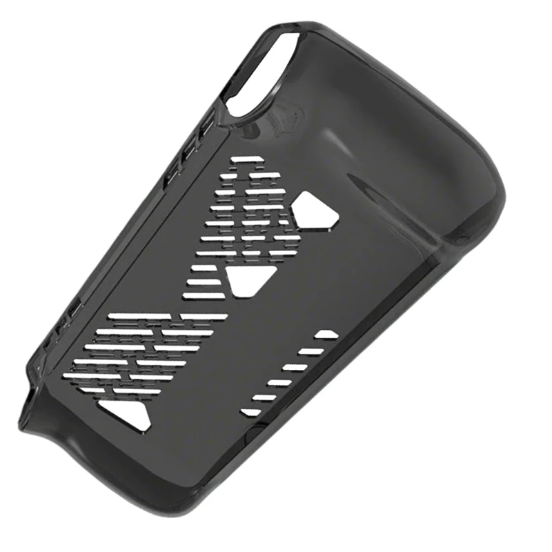 Capa protetora para consoles jogos rog, capa flexível à prova choque com orifício ventilação, caixa macia para gamepad