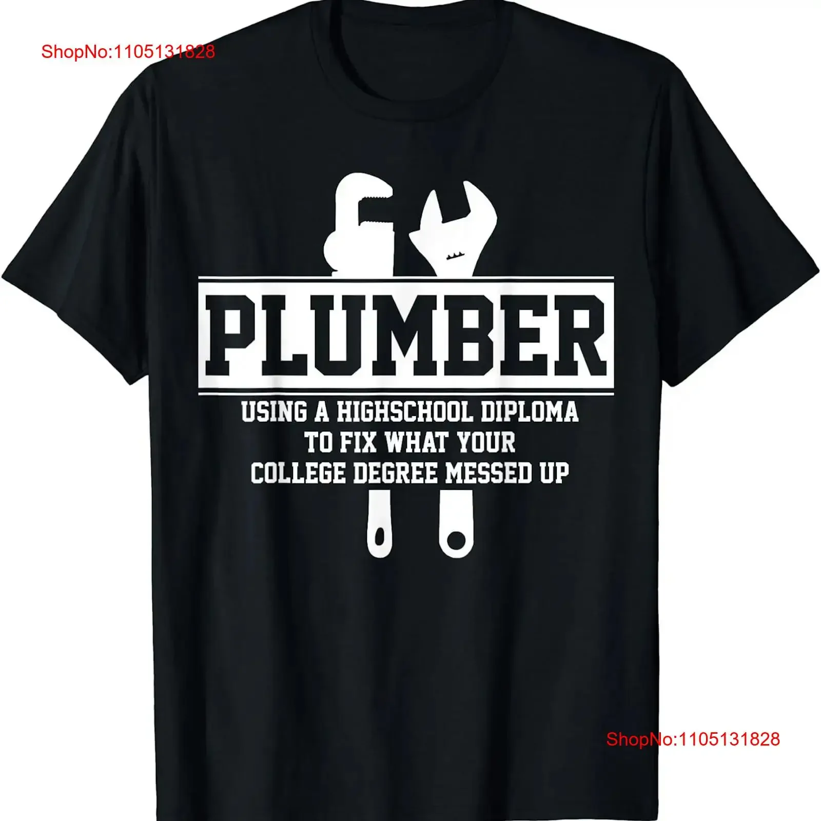 Plumbing Switches Plumber Funny Saying T Shirt vintage Washed Comfortable fashion designer clothes graphic Versatile