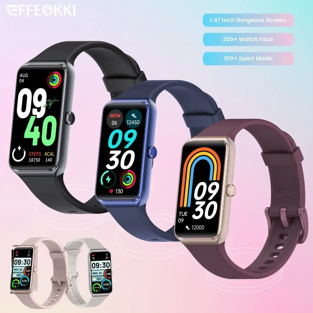 Fitness Bracelet For Women Men Watch Fitness Heart Rate Family Health Function Waterproof Stopwatch For Iphone Android Phone