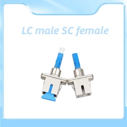 LC Male SC Female Fiber Optic Male Female Adapter LC to SC Adapter Flange Coupler Connector