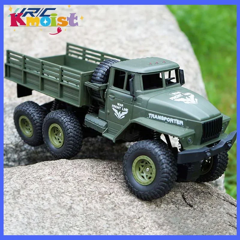 JJRC Q68 Q69 1/18 2.4G 4CH 4WD 130 Brushed Motor Yellow Green RC Vehicle Off-Road Military Truck Car RTR Model Kid Toys for Boys