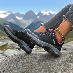 Zapatos Mujer 2025 Tendencia Autumn New Mountaineering Shoes Casual Anti slip Breathable SportsShoes Korean FashionWalking Shoes