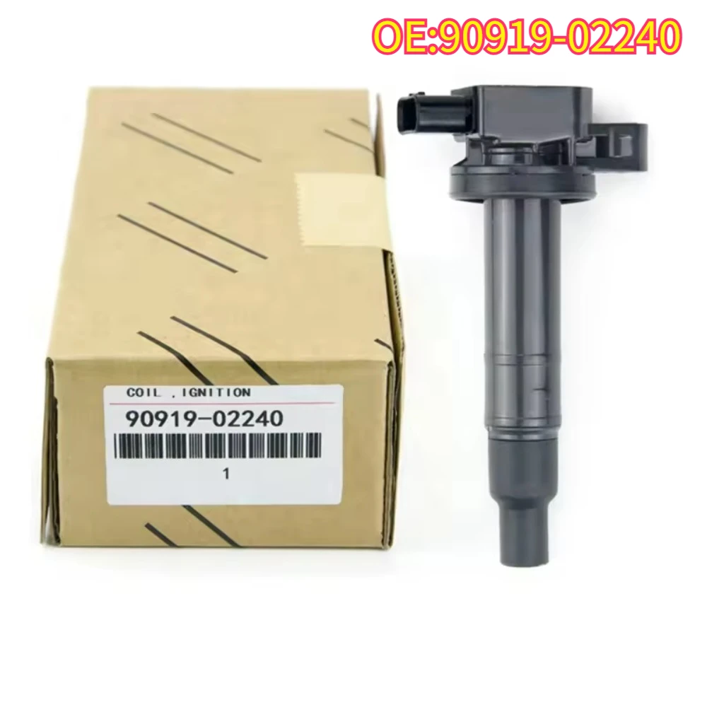 

High quality New For 90919-02240 Ignition coil Toyota Scion ECHO PRIUS YARIS 1.5L1.3L 1NZFE 2NZFE 2000-2019 9091902240