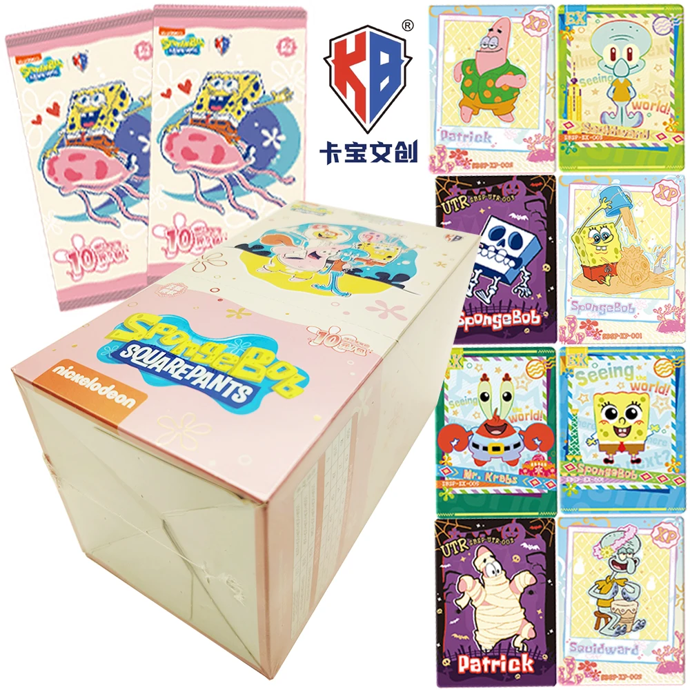 

Оригинальная коллекционная карта Kabao SpongeBob SquarePants, классический персонаж, щупальца кальмара, HD ремесленная карта, детский подарок на день рождения