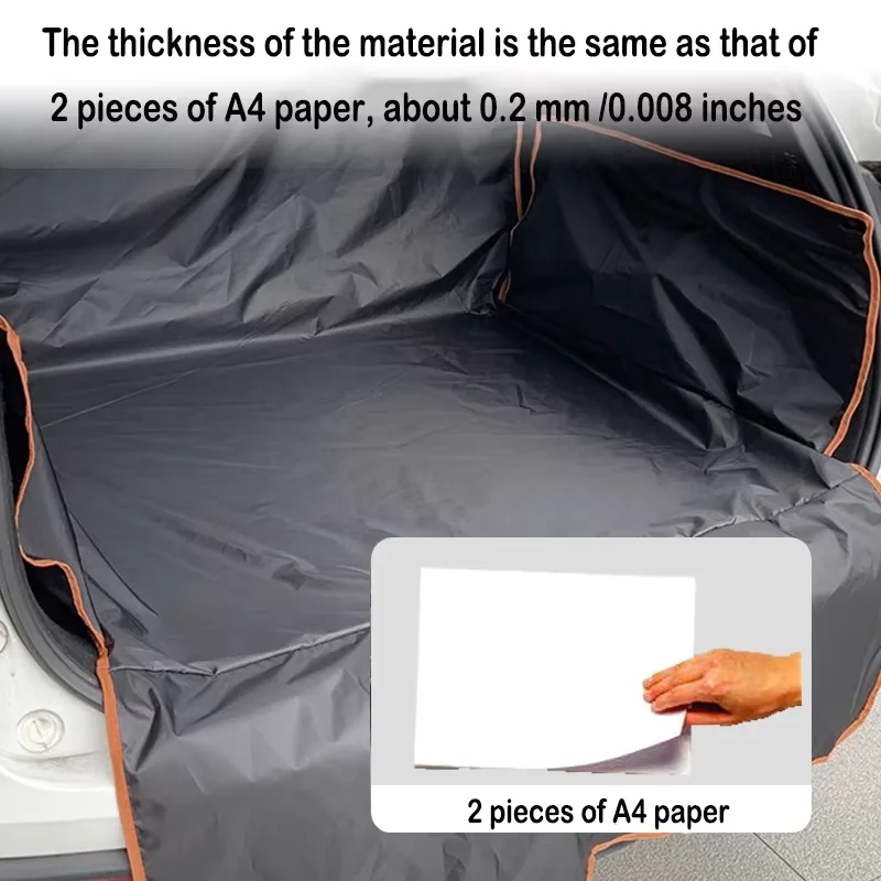 SUV Cargo Liner - Wasserdichter Kofferraum-Sitzbezug für den hinteren Laderaum, Universell Passend – Detail 4