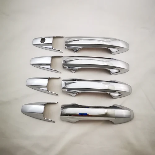 Imagen 2 del producto Cubierta protectora cromada para manija de puerta de coche, accesorio para Honda CRV, CR-V, CR V 2007, 2008, 2009, 2010, 2011, estilo pasta