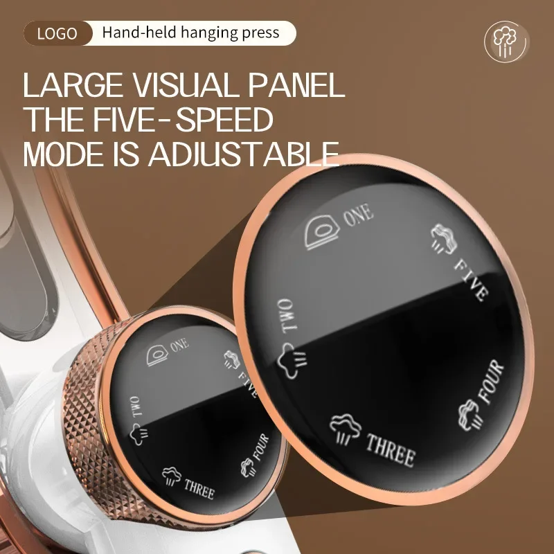 2025 جديد Ai الذكية LED شاشة ديجيتال يده مكواة البخار المنزل السفر المحمولة مكواة البخار 1200 واط عالية الطاقة يده معلقة الحديد