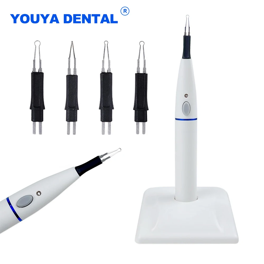 Oral Dental Gutta Percha 4 Tips Tooth Gum Cutter Point Heating Dissolved Breaker Tips Dentistry Tools Clinic Equipment Tools