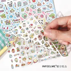 Cute Lovely Assorted Animals DIY Decorative Adhesive Sticker Kids Craft Scrapbooking Sticker Set For Diary Album Planner Journal