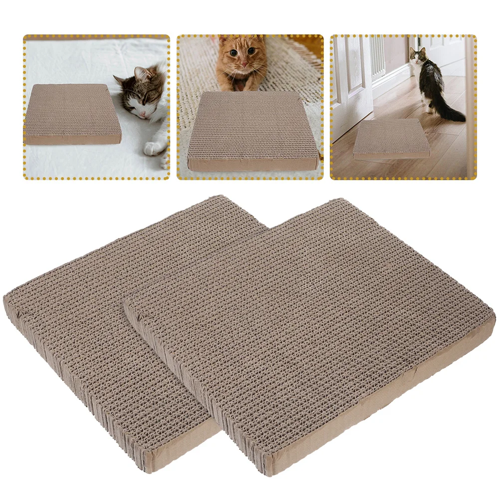 

2 Pcs Cat Scratching Post Room Scratcher Replacement Pad Floor Accessory Replaceable