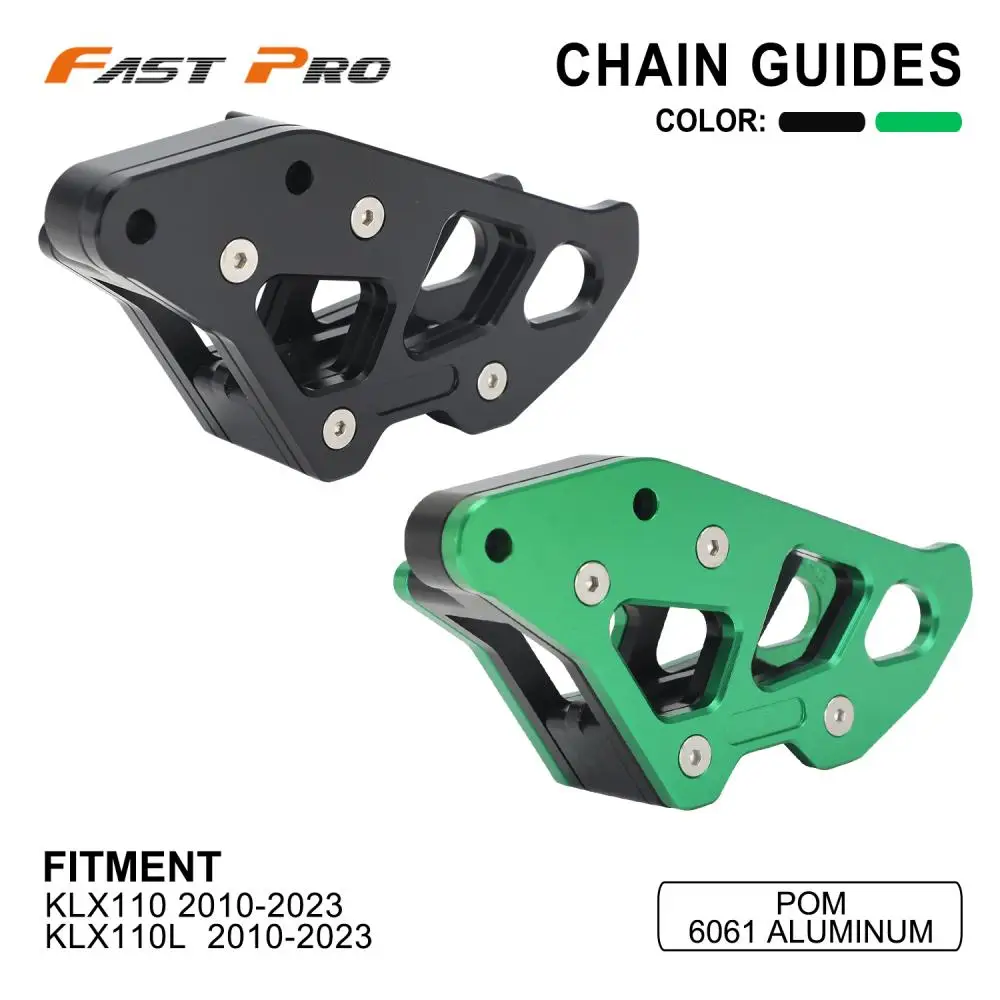 Motorcycle Accessories Chain Guard Guide For KAWASAKI KLX110 KLX 100 2010-2023 KLX110L KLX 110L 2010-2023 Aluminum