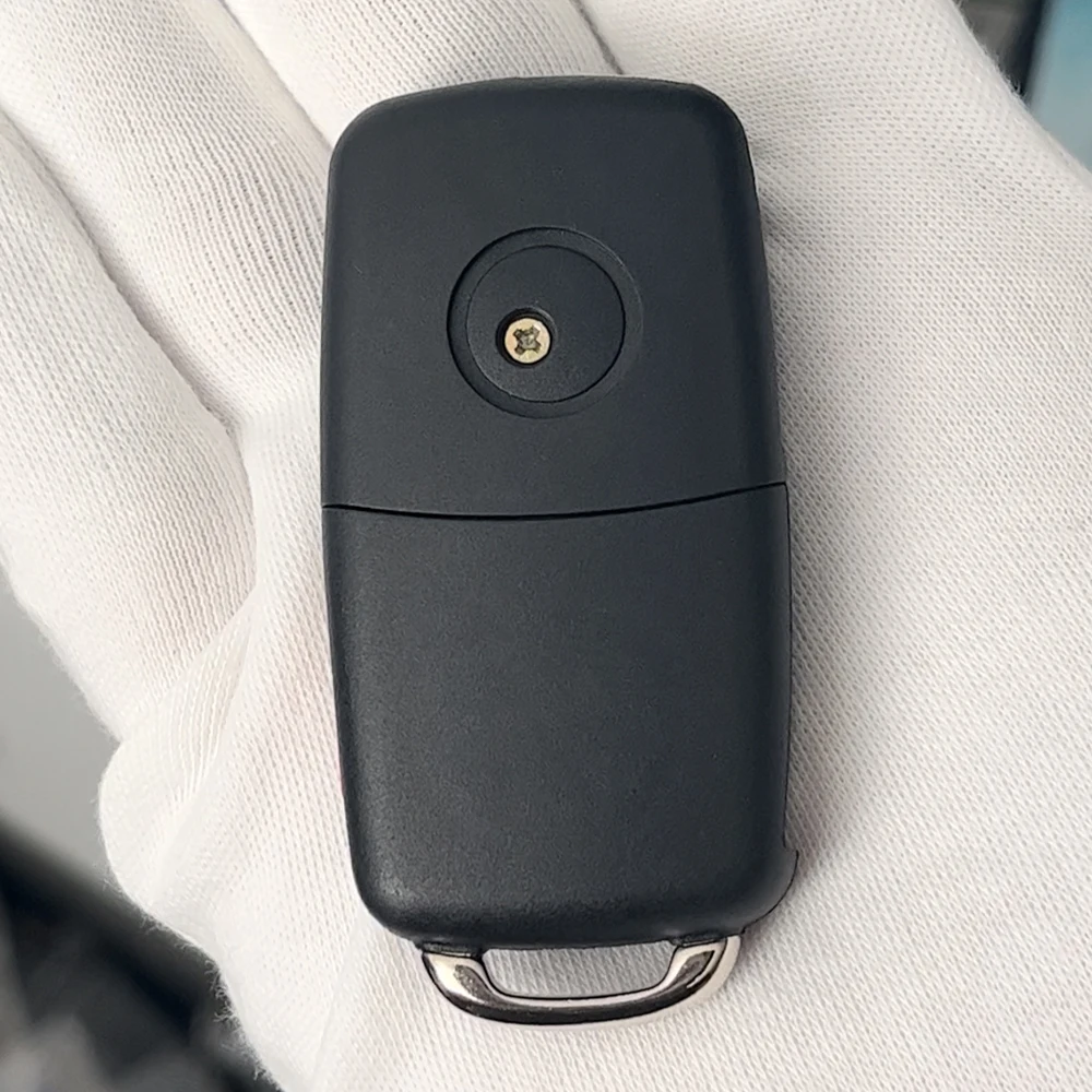 SUPERKEY KR55WK45032 3 + 1 guziki wymienne etui na składany kluczyk samochodowy pilota 2002-2010 VOLKSWAGEN VW Phaeton Touareg