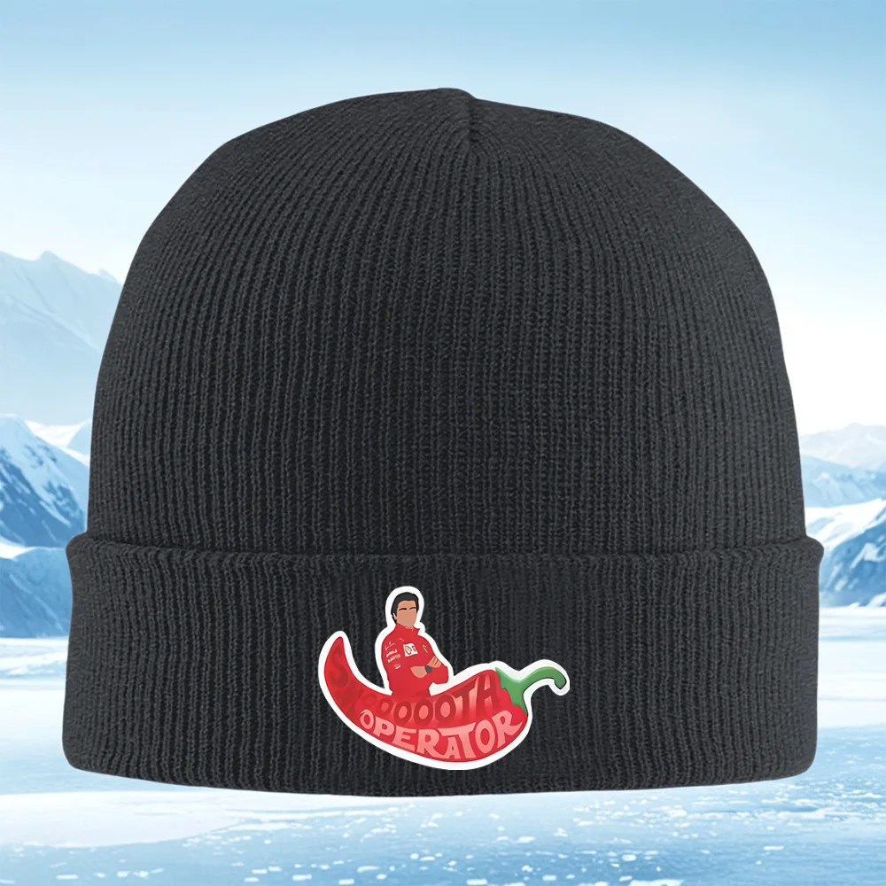 صيغة باردة سباق رجل الفلفل الرجال النساء للجنسين محبوك قبعة قبعة صوفية قبعة الشتاء الحرارية الدافئة عيد الميلاد ركوب الدراجات في الهواء الطلق مرحبا