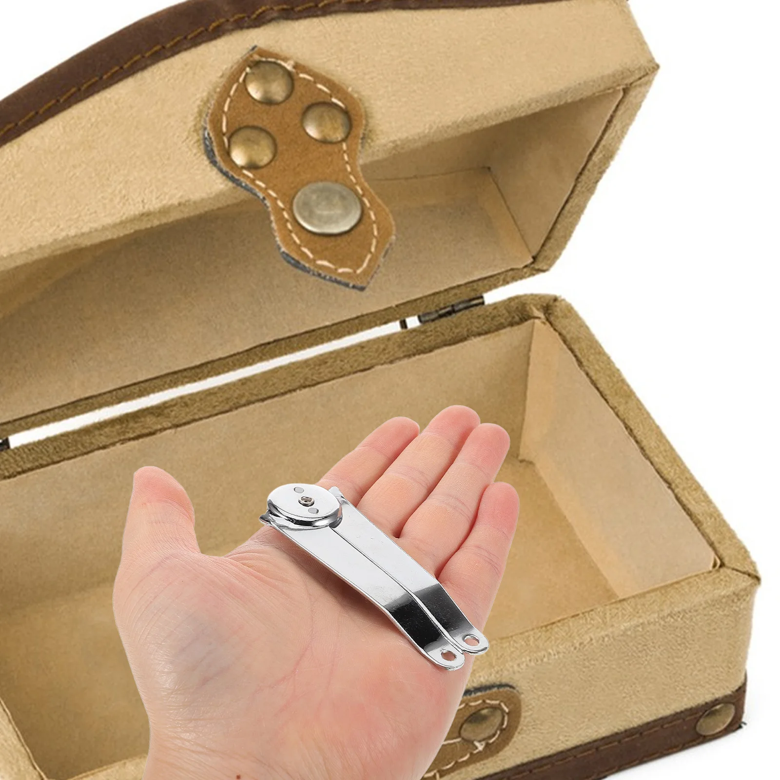 

4 шт. металлические петли для сундука, сверхмощные петли для поддержки крышки, замена петель для деревянной шкатулки, футляр для ювелирных изделий, небольшая петля для поддержки крышки коробки