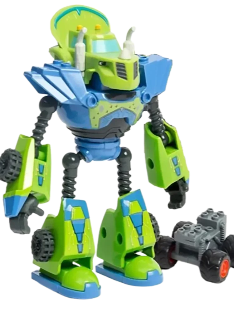 Anime Figuur Blaze Monster Machines Cartoon Vervormd Auto Model Actiefiguren Speelgoed Jongens Verjaardag Plastic Legering Collectible Geschenken - afbeelding 2