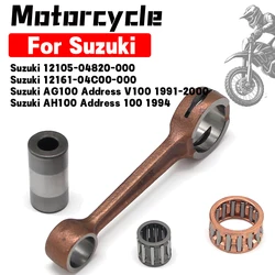 Motorcycle Connecting Rod For Suzuki AG100 Address V100 1991 1992 1993 1994 1995 -2000 AH100  12105-04820-000 12161-04C00-000