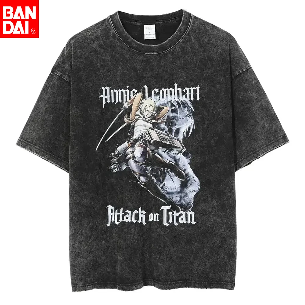 

Футболка мужская оверсайз Jujutsu Kaisen Satoru Gojo, черно-белая, в стиле манги, с принтом Power-up, винтажная, с эффектом потертости, лето 2026