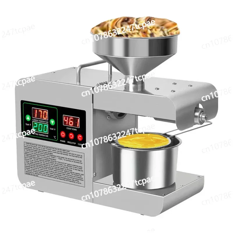 Best Selling Product Fully Automatic Peanut Soybean Sesame Seeds Oil Press Machine Mini OilFor Home Use Pr10 New Provided