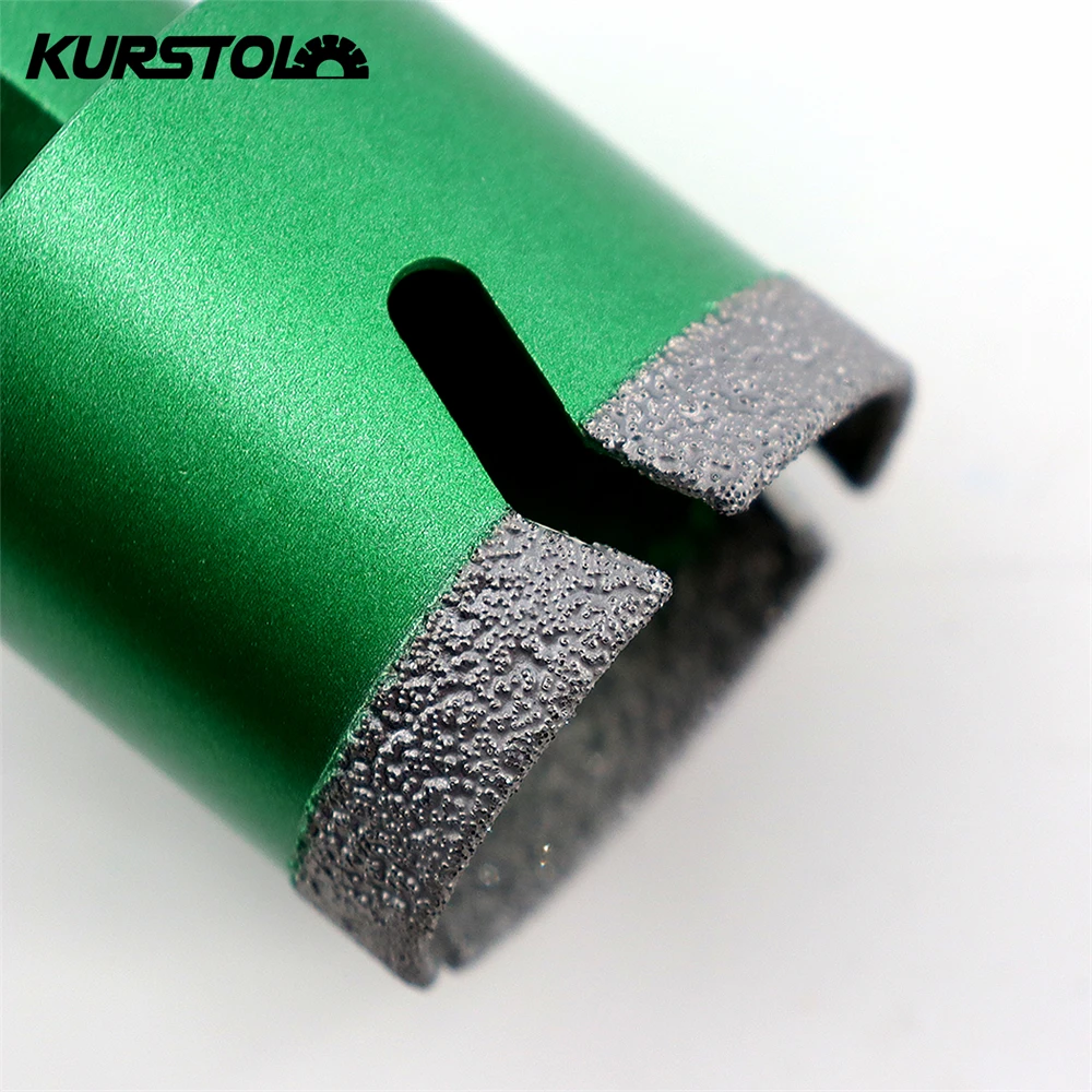 Imagem -03 - Kurstol-diamond Drilling Core Bits Broca Cortador Azulejo Cerâmico Serra de Rosca Porcelana Mármore Grés M14 Diâmetro 2068 mm 1pc