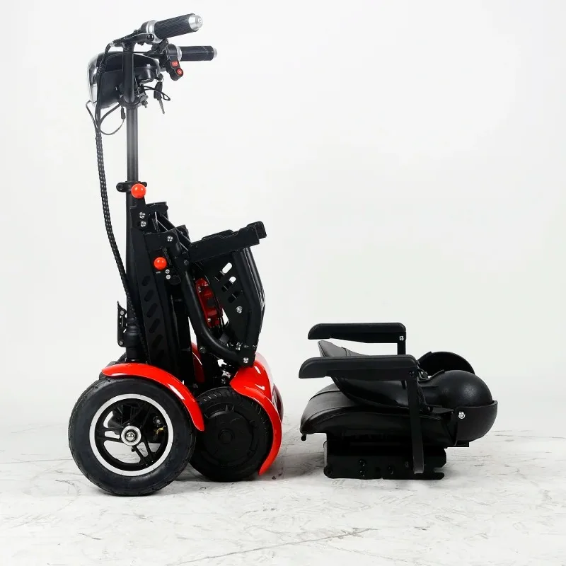 【 】Japanese Popular Sale Kids Foldable Scooter Electric Bicycle 350w 8 Inch Long Range Off Road