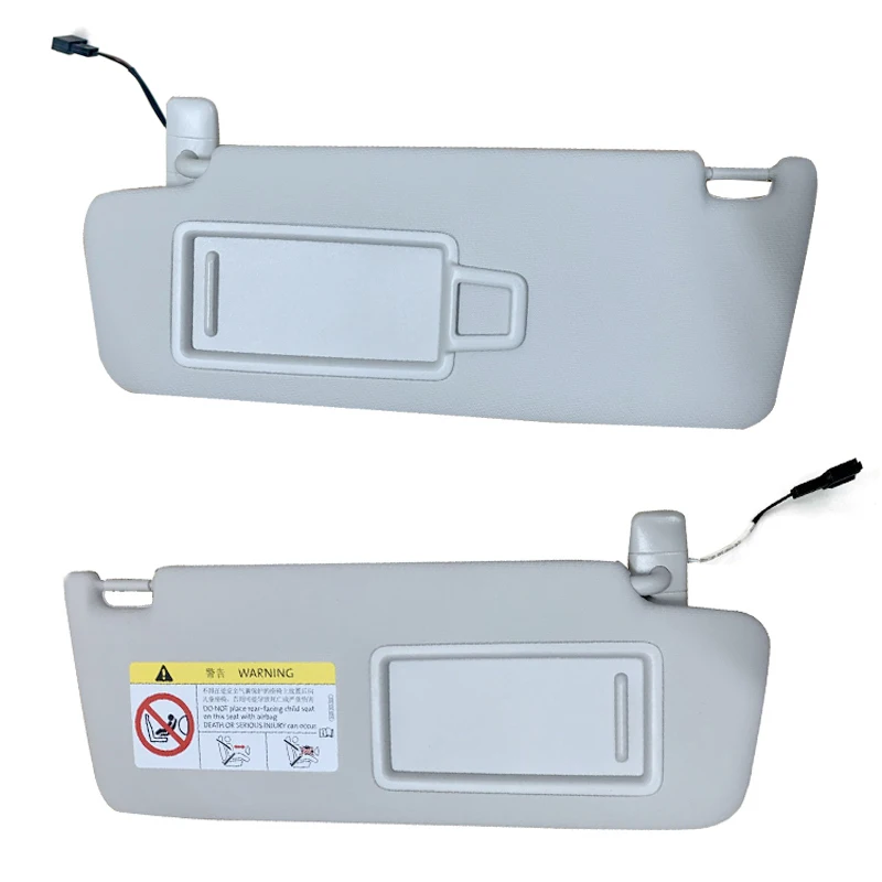 1/2PCS Grey Interior Sun Visor Make Up Mirror for VW Golf 7 7.5 Passat B8 CC Jetta MK7 A7 Skoda Octavia 3 5G0857551 5G0857552