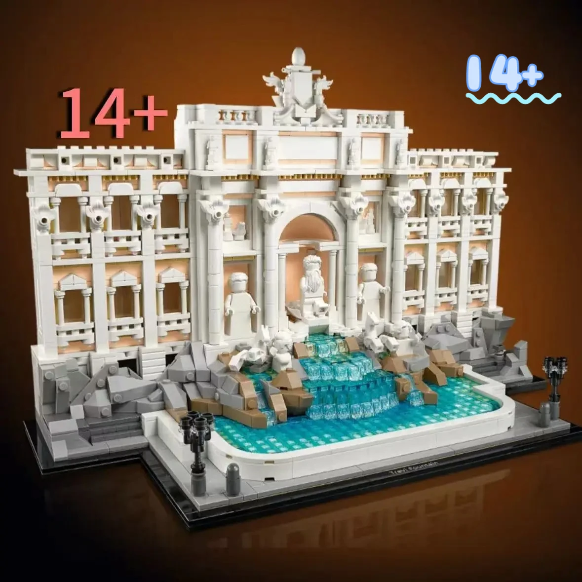 

Конструктор Disney 21062 «Фонтан Треви», историческая реплика, идеальный подарок, архитектурная модель, декор для дома и подарок