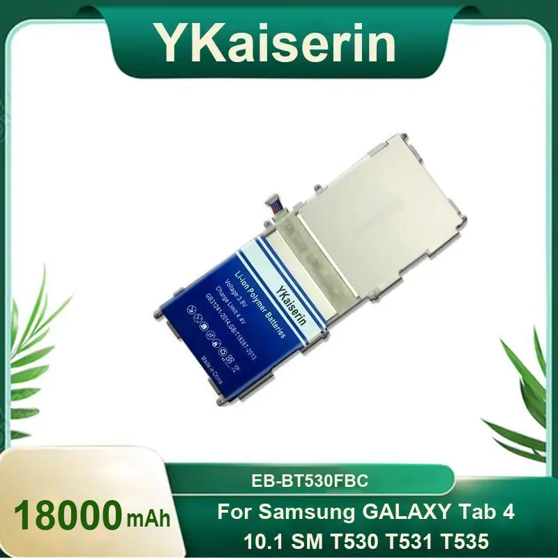 

YKaiserin EB-BT530FBC EB-BT530FBU EB-BT530FBE Battery for Samsung GALAXY Tab 4 10.1 T530 SM-T531 SM-T533 SM-T535 SM-T537 18000mh