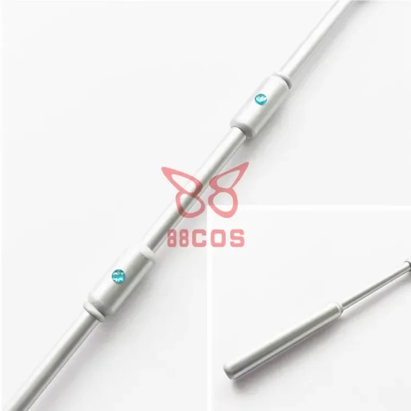 파이널 판타지 VII Aerith Gainsborough 코스프레 PVC 소품 지팡이 할로윈 카니발 공연 쇼 140CM 할로윈 소품